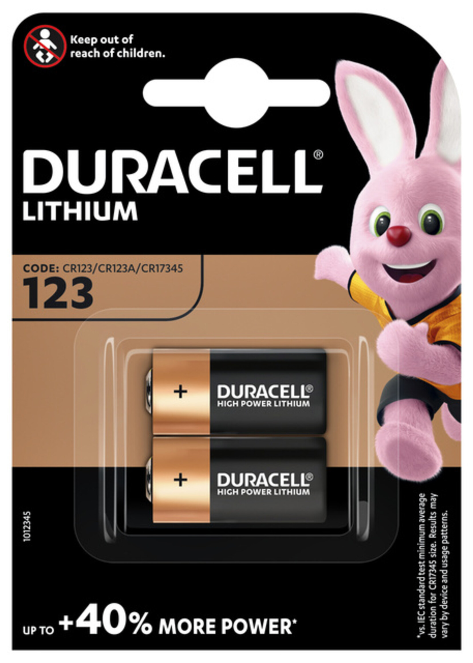 Duracell Duracell BATTERIJ 123 LITHIUM DUO 2STKS