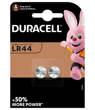 Duracell BATTERIJ LR44 ALK 2STKS