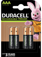 Duracell BATTERIJ OPLB AAA 750MAH 4STKS