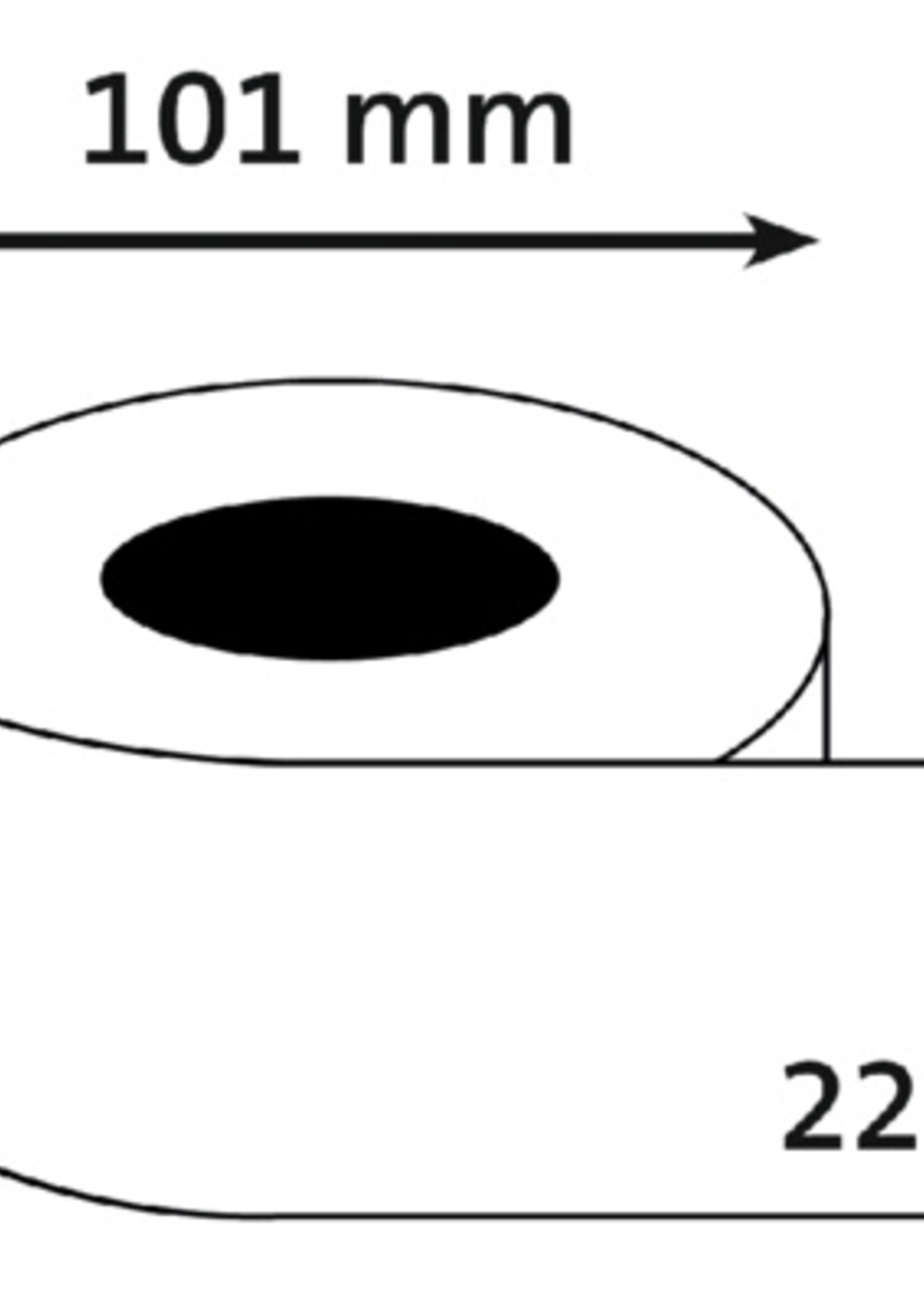 Dymo Dymo L-ETIKET 99014 54X101 WT 220LBLS