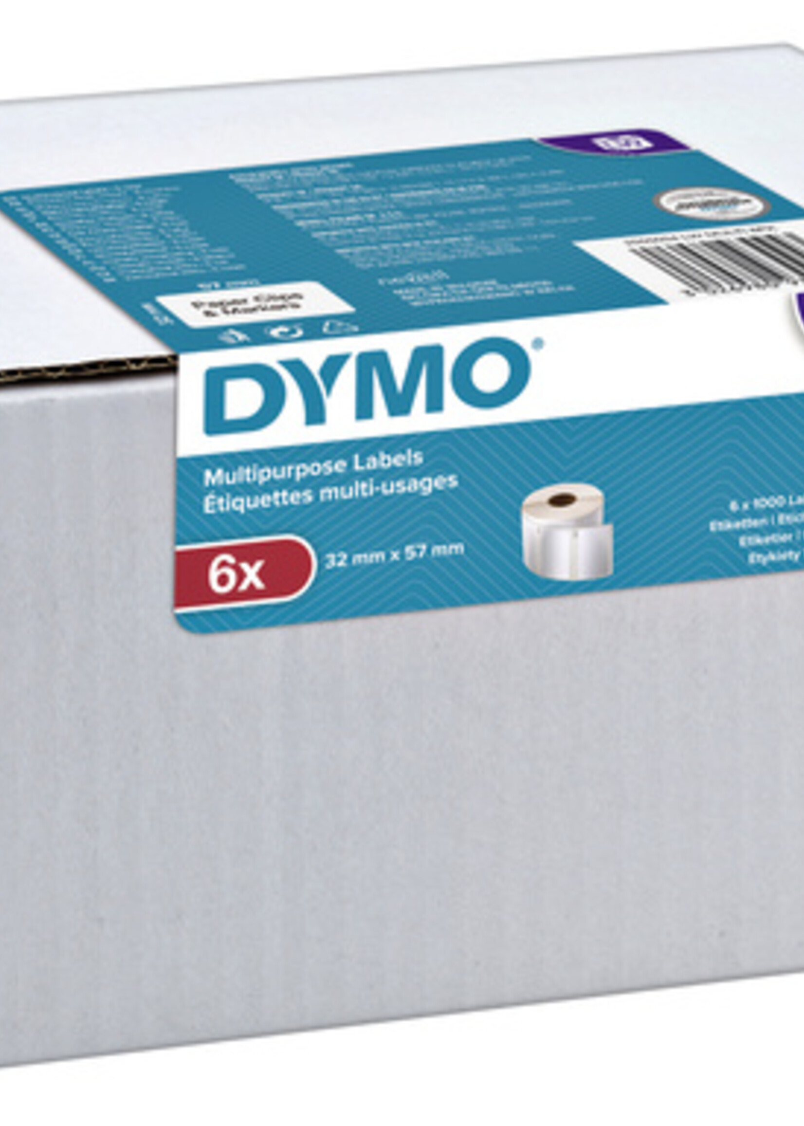 Dymo Dymo L-ETIKET 11354 57X32 WT 6000LBLS 6RLN