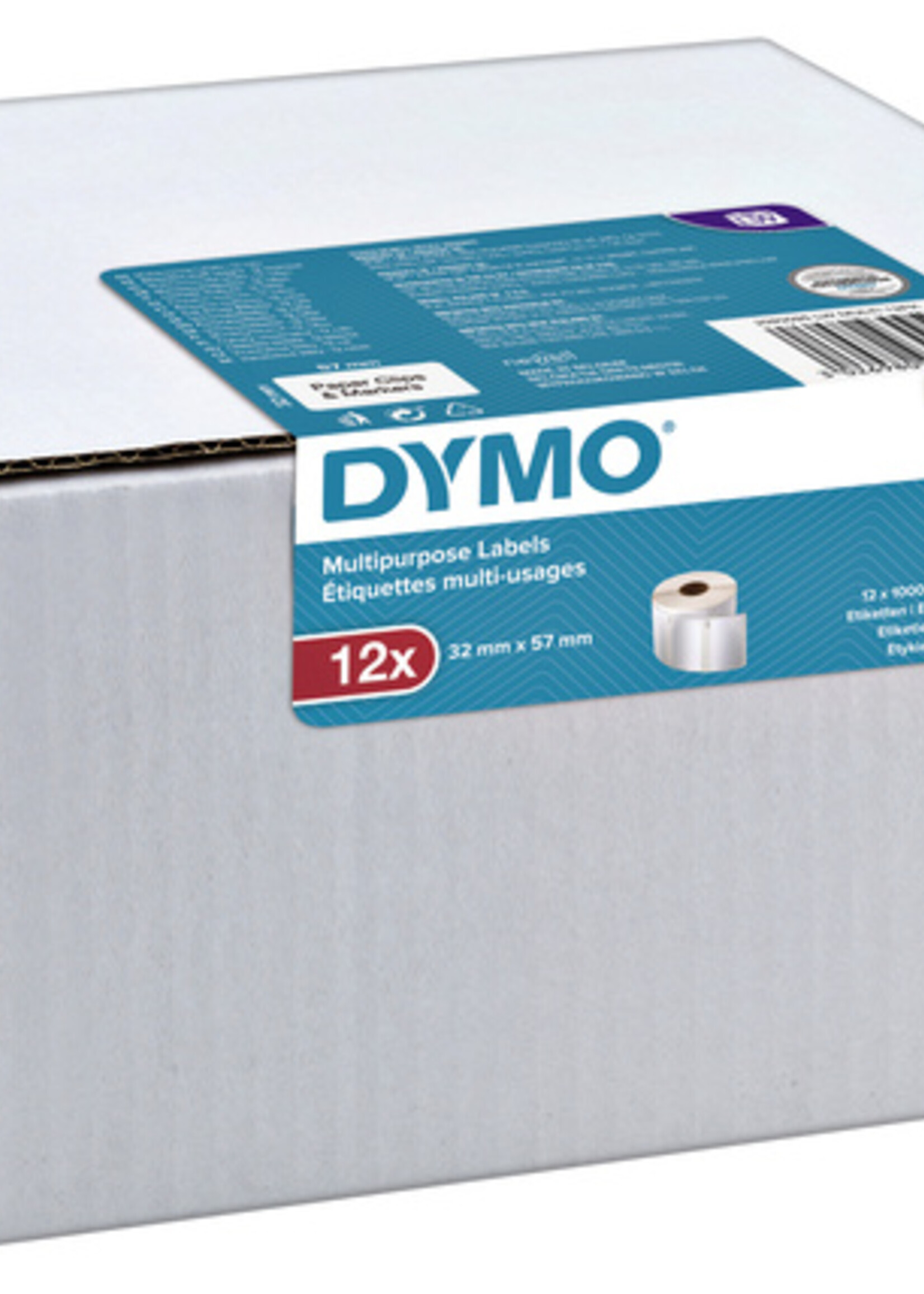 Dymo Dymo L-ETIKET 11354 57X32 WT 12000LBLS 12RLN
