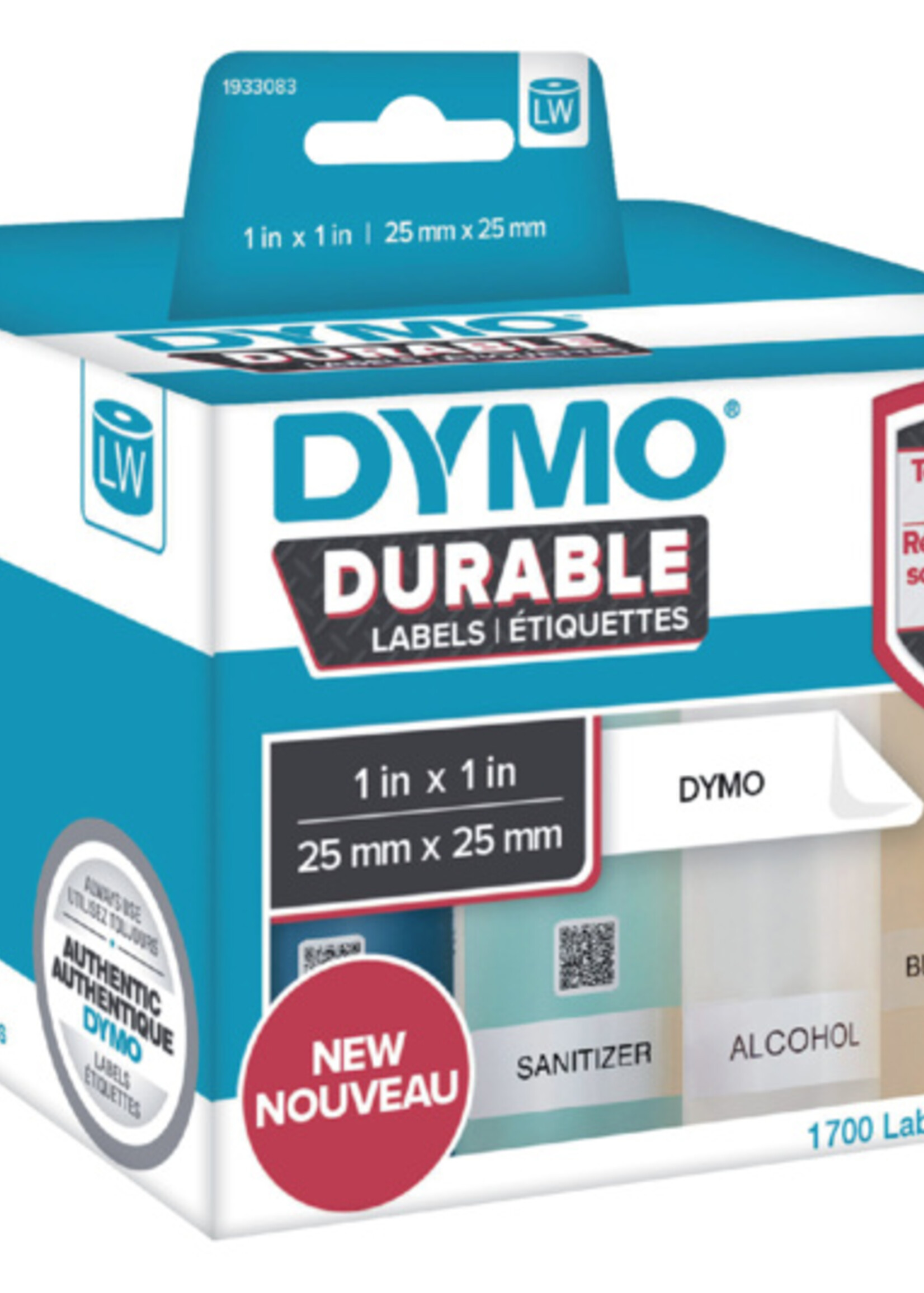 Dymo Dymo L-ETIKET 19330 25X25 WT 1700STKS