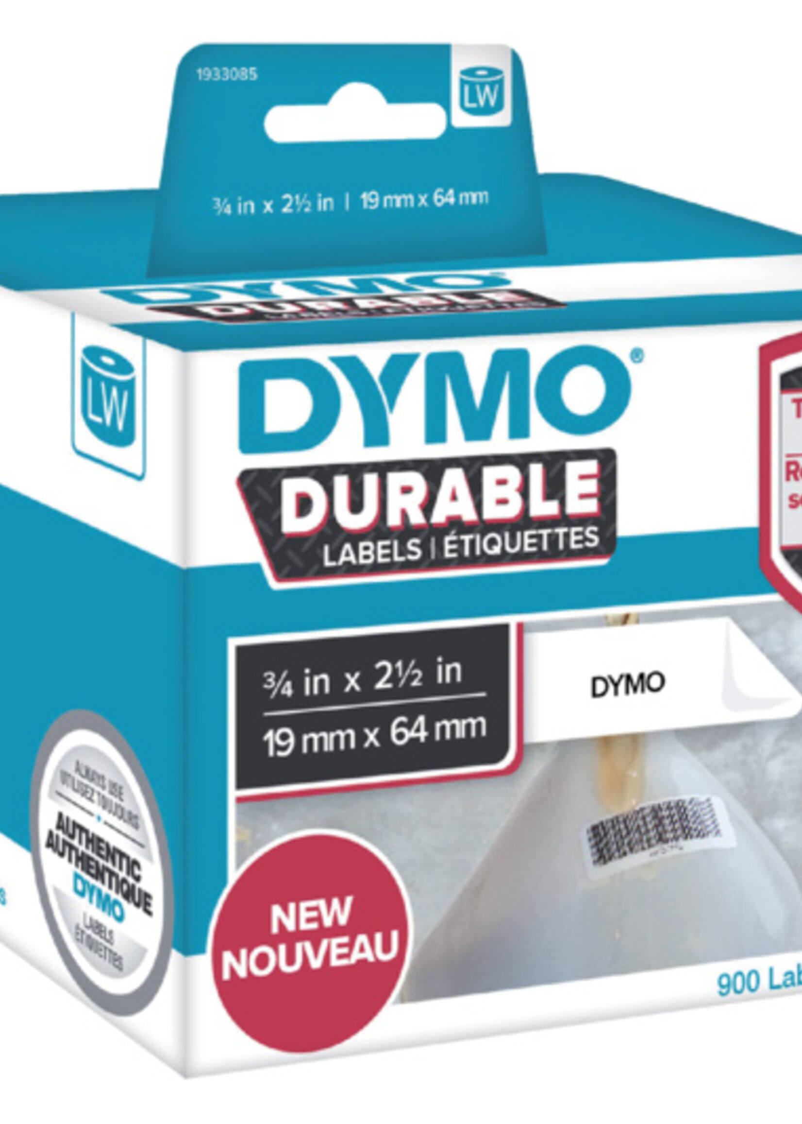 Dymo Dymo L-ETIKET 19330 64X19 WT 900LBLS