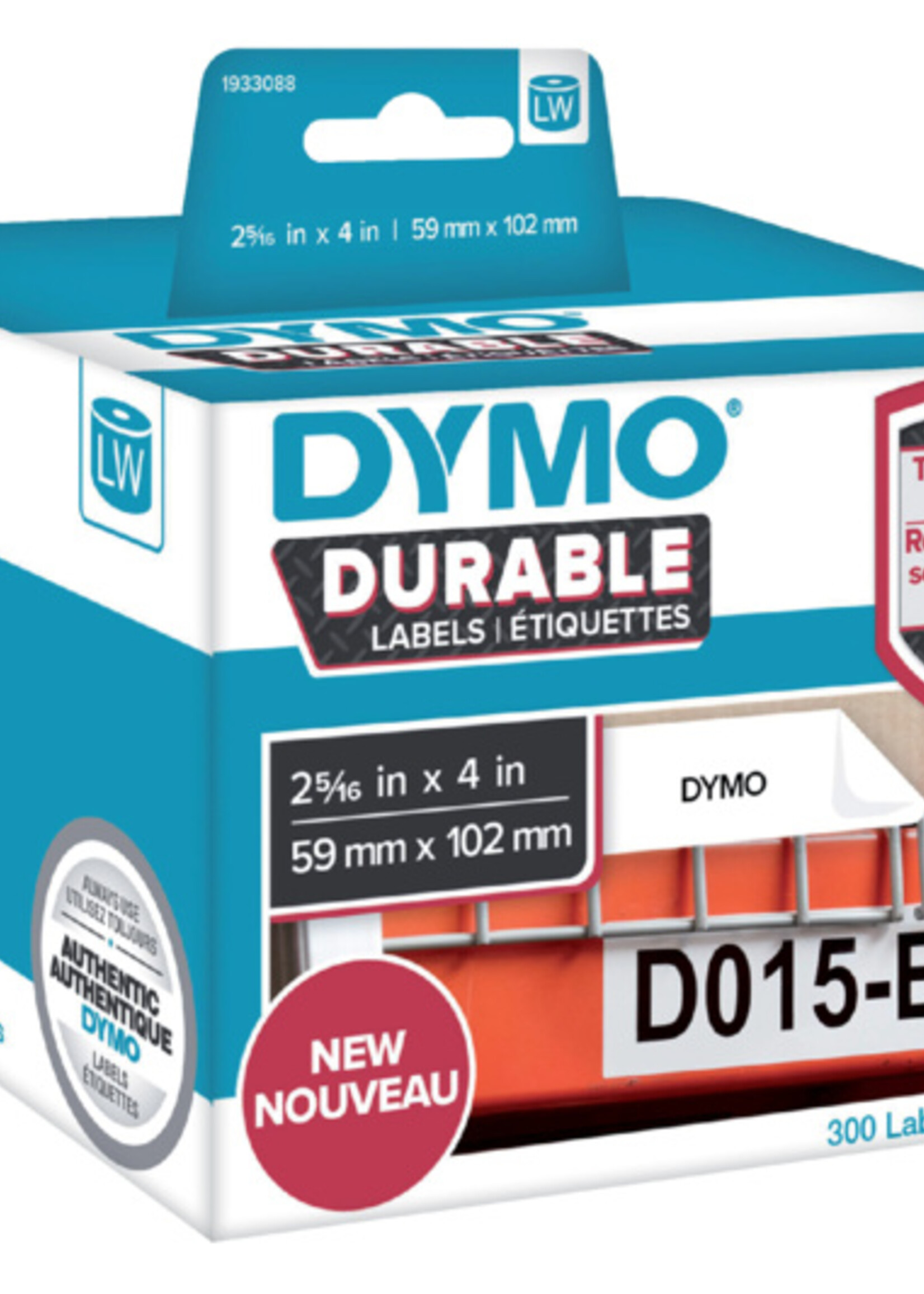 Dymo Dymo L-ETIKET 19330 102X59 WT 300LBLS
