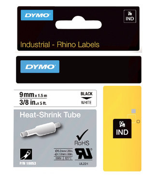 Dymo LTAPE 18053 9MM WT/ZW