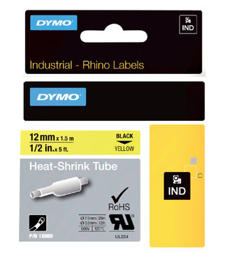 Dymo LTAPE 18056 12MM GL/ZW