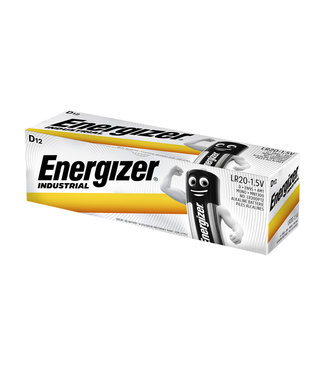 Energizer BATTERIJ INDUSTRIAL D ALK 12ST