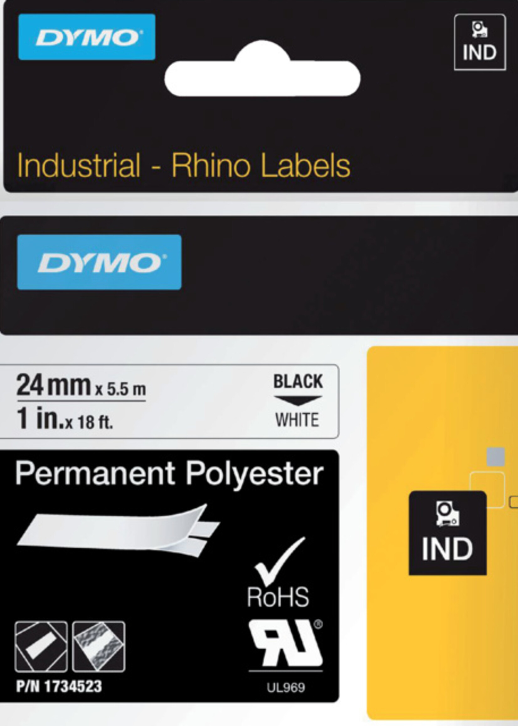 Dymo Dymo LTAPE 1734523 24MM WT/ZW