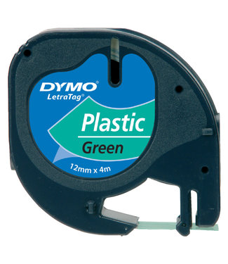 Dymo LTAPE 91204 12MM GN/ZW