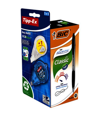 Bic BALPEN ATLANTIS PROMO ZW 12STKS
