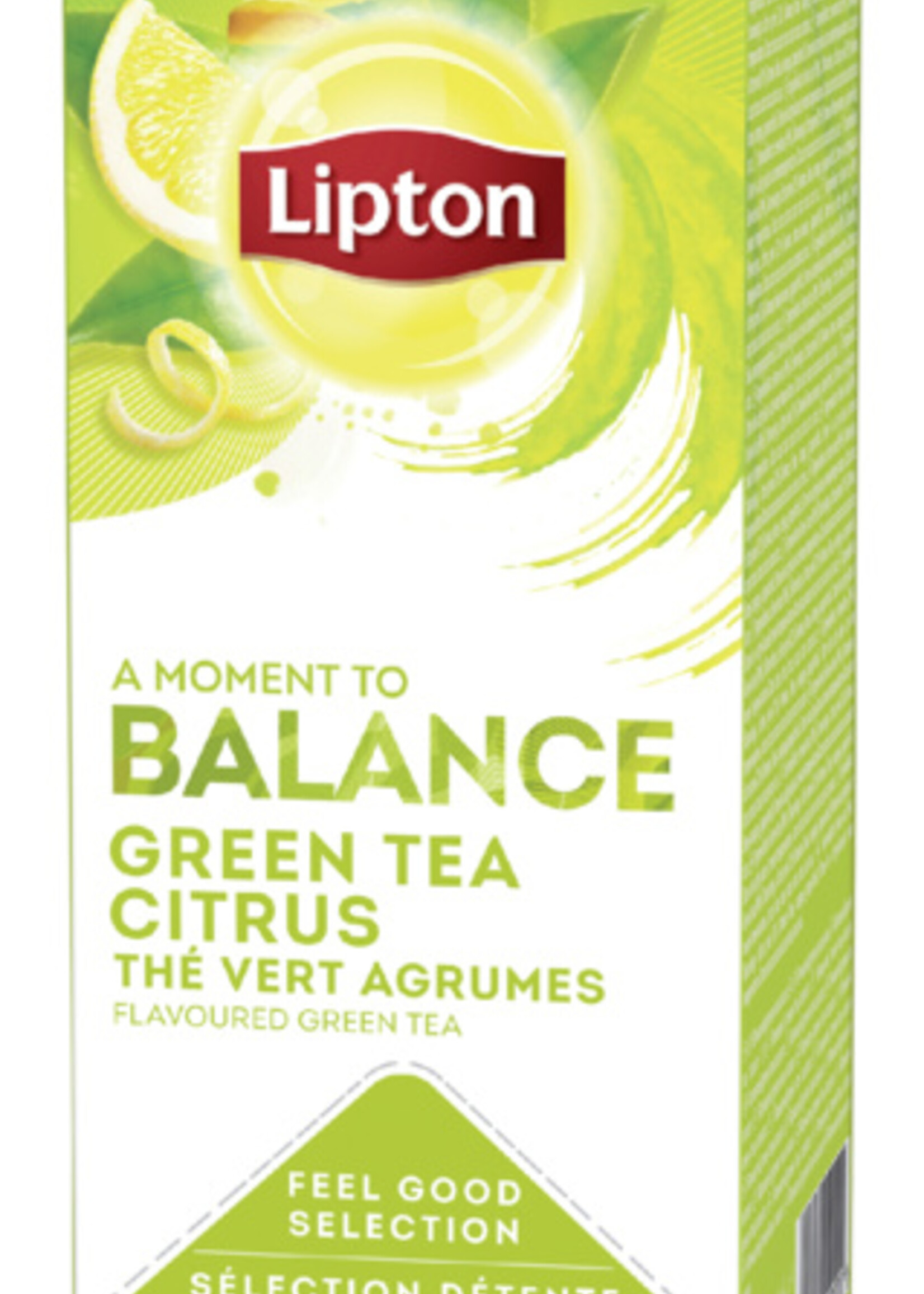 Lipton Lipton THEE BALANCE GREEN TEA CITRUS 25STKS