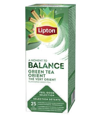 Lipton THEE BALANCE GREEN TEA ORIENT 25STKS