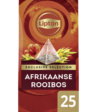 Lipton THEE EXCL AFRIKAANSE ROOIBOS 25STKS