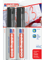 edding VILTSTIFT 800 SCHUIN ZW 2STKS