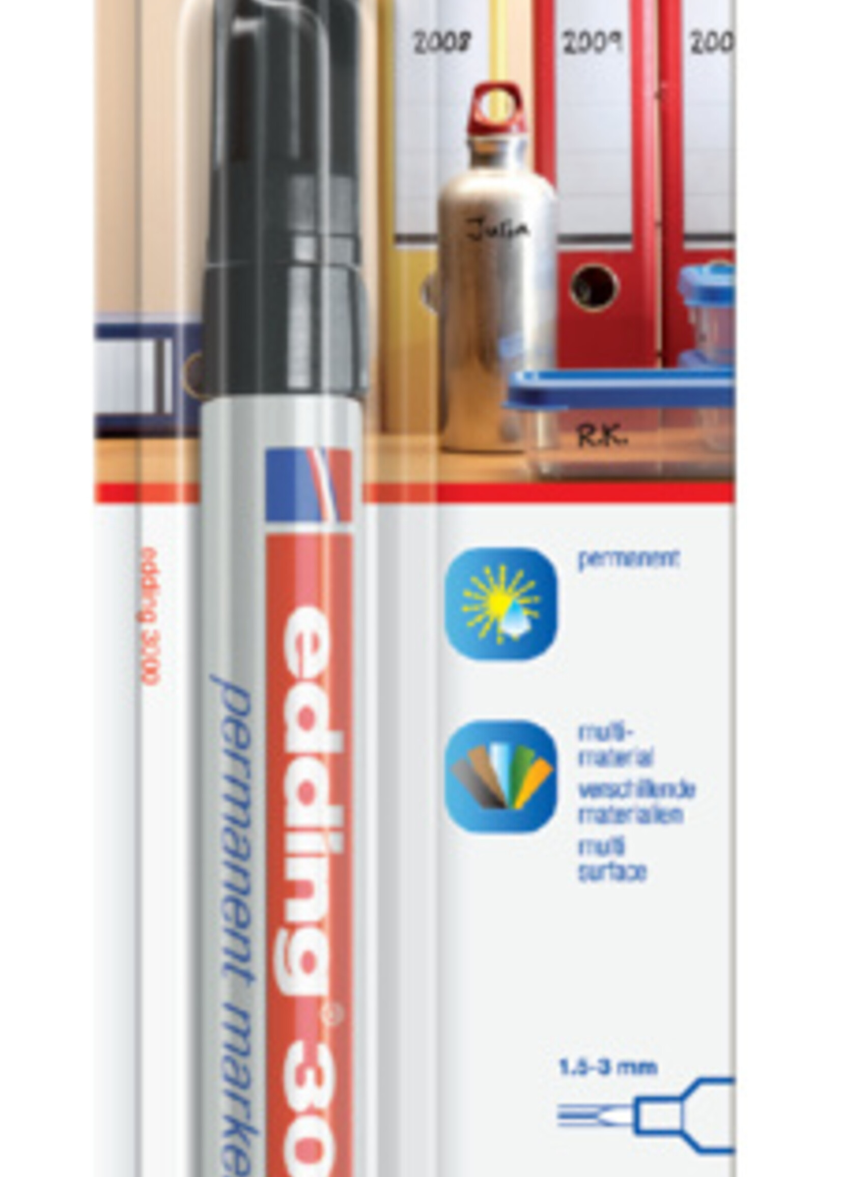 edding edding VILTSTIFT 3000 ROND ZW