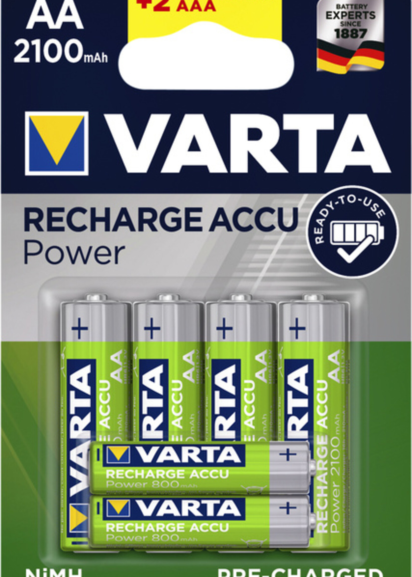 Varta Varta BATTERIJ OPLAADB 4XAA R2U 4STKS
