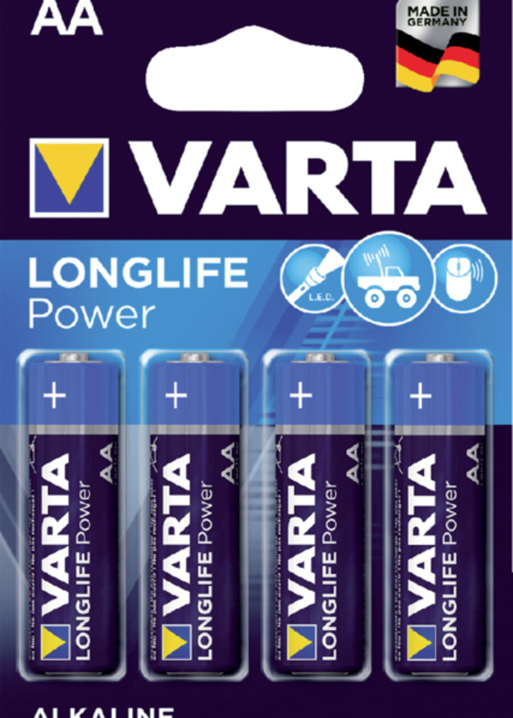 Varta Varta BATTERIJ LONGLIFE AA 4STKS