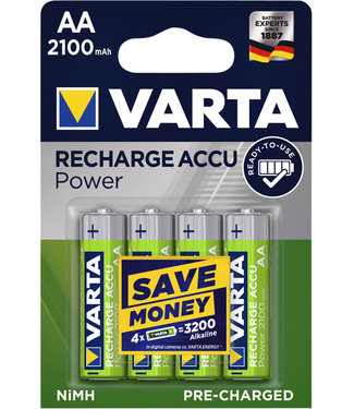 Varta BATTERIJ OPLB AA 2100MAH 4STKS