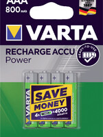 Varta BATTERIJ OPLB AAA 800MAH 4STKS