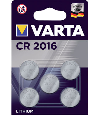 Varta BATTERIJ CR2016 LITHIUM 5STKS