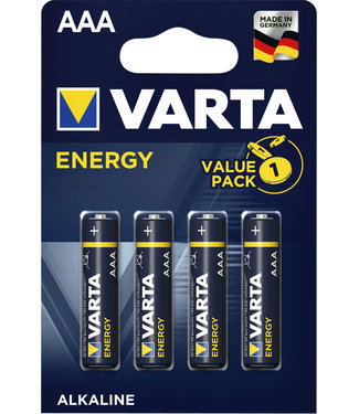 Varta BATTERIJ ENERGY AAA 4STKS