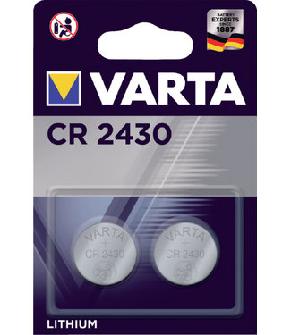 Varta BATTERIJ CR2430 LITHIUM 2STKS