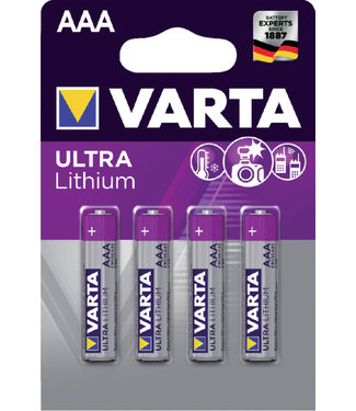 Varta BATTERIJ AAA PRO LITHIUM 4STKS