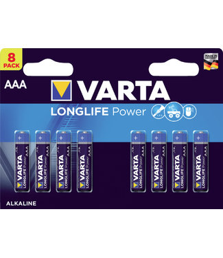 Varta BATTERIJ AAA HIGH ENERGY 8STKS