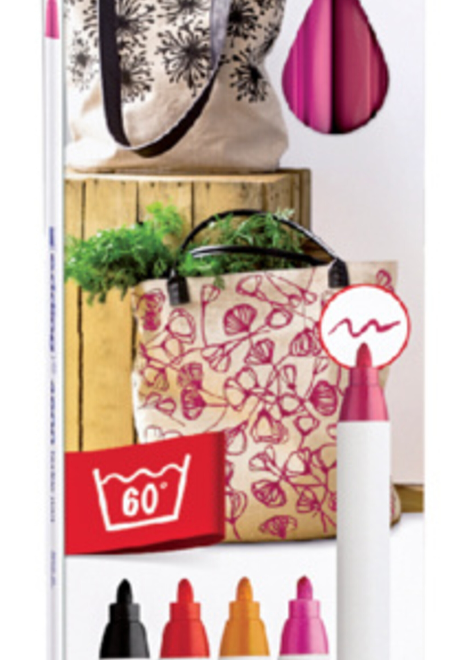 edding edding VILTSTIFT 4600 TEXTIEL ASS 5STKS