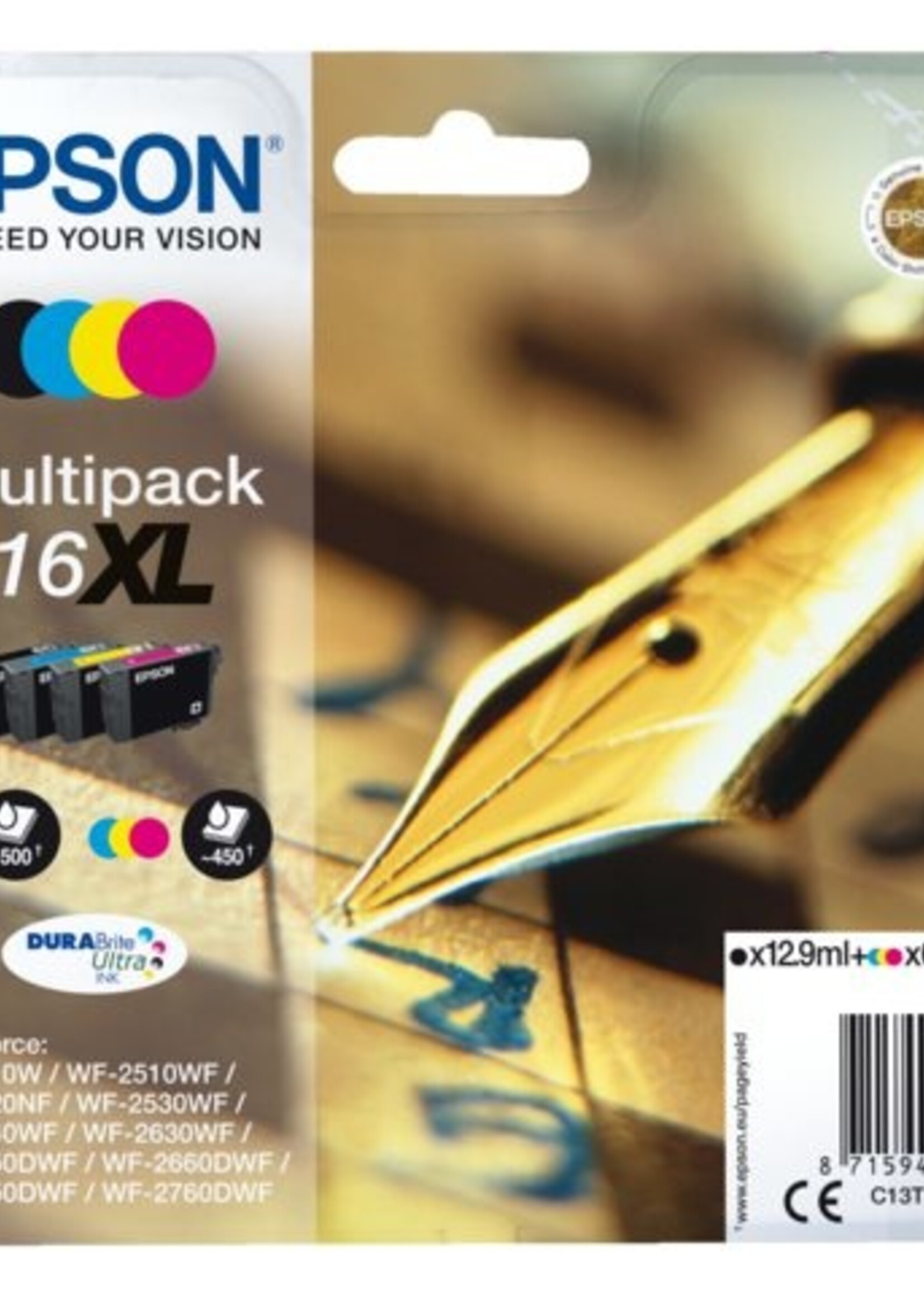 Epson Epson INKCARTRIDGE T1636 XL ZW + 3KL