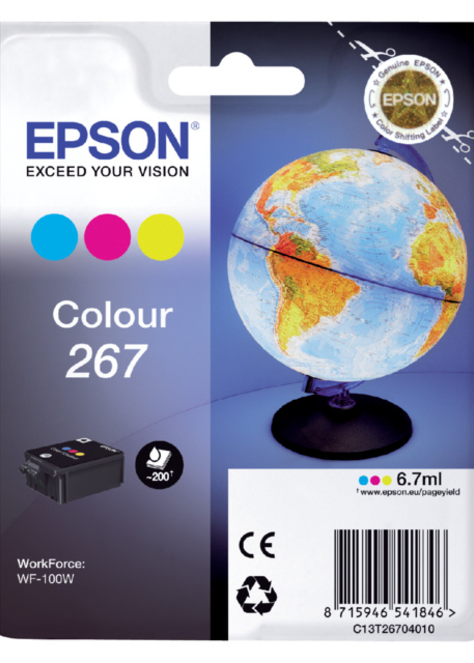 Epson Epson INKCARTRIDGE T2670 3 KL