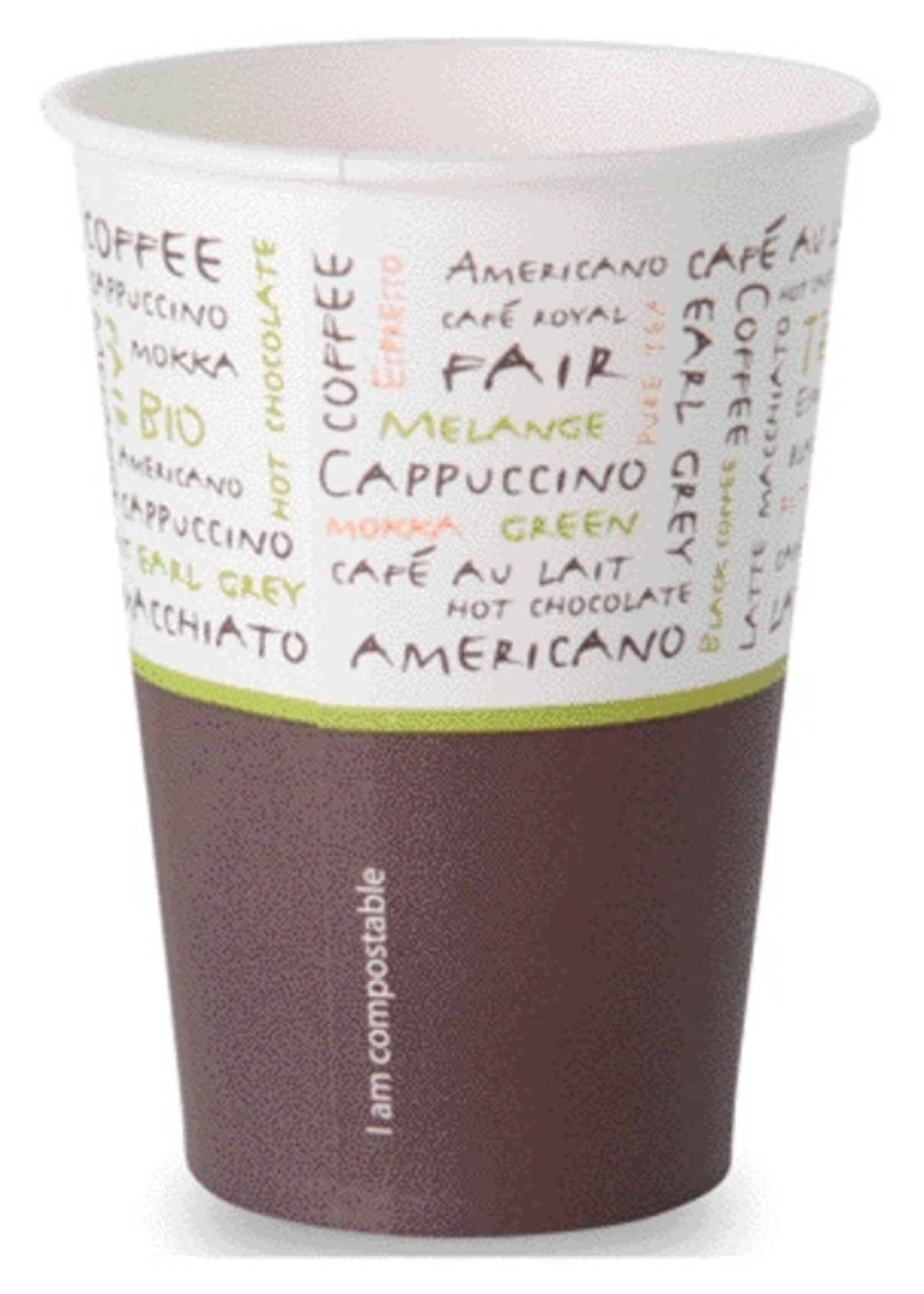 Sensations Sensations BEKER BIO KARTON PLA 180ML 25x100STKS