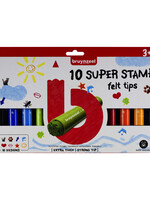 Bruynzeel KLEURSTIFT KIDS STEMPELSTIFT ASS 10STKS