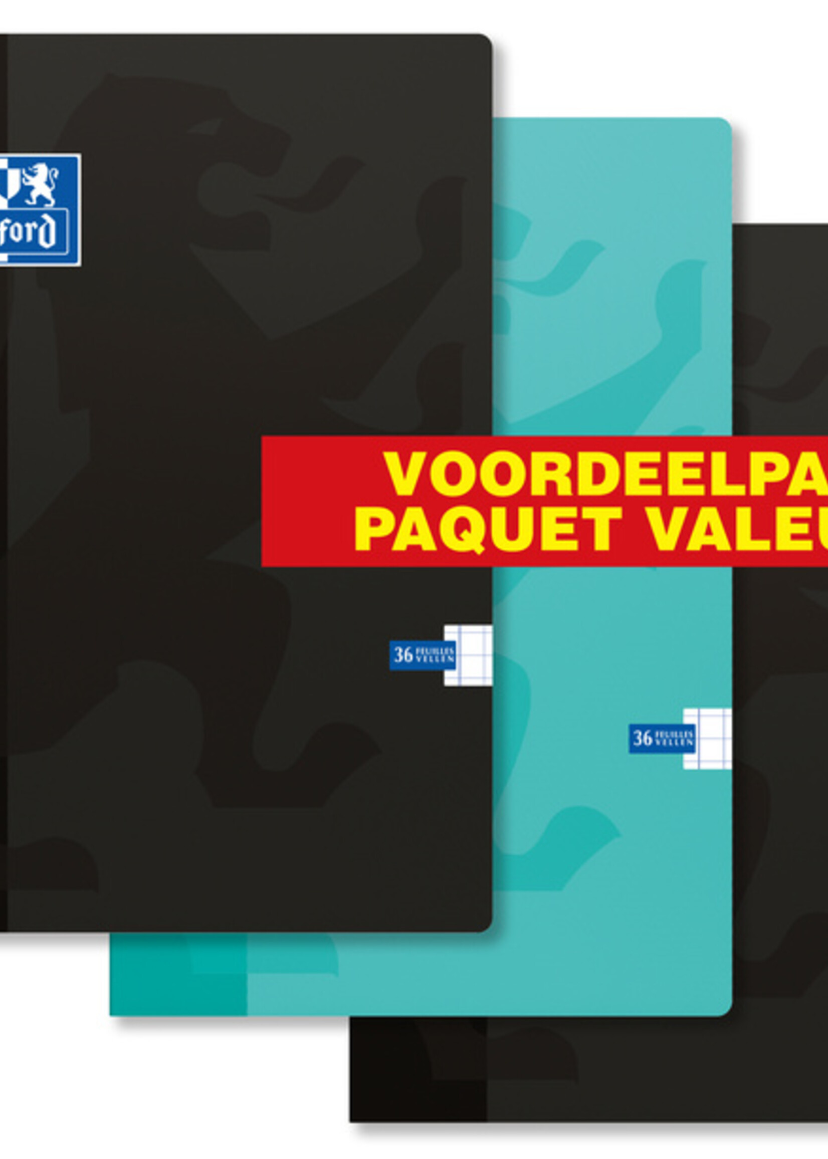 Oxford Oxford SCHRIFT A4 RT 10MM ASS 3STKS