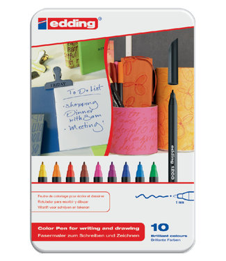 edding FINELINER 1200 1.0MM ASS 10STKS