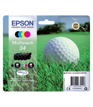 Epson INKCARTRIDGE 34 T3466 ZW + 3KL