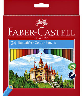 Faber Castell KLEURPOTLOOD ASS 24STKS