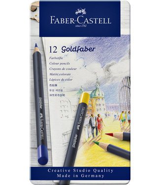 Faber Castell KLEURPOTLOOD GOLDFAB ASS 12STKS