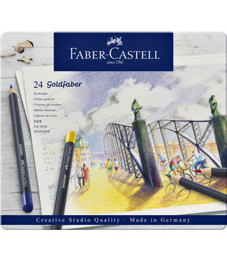 Faber Castell KLEURPOTLOOD GOLDFAB ASS 24STKS