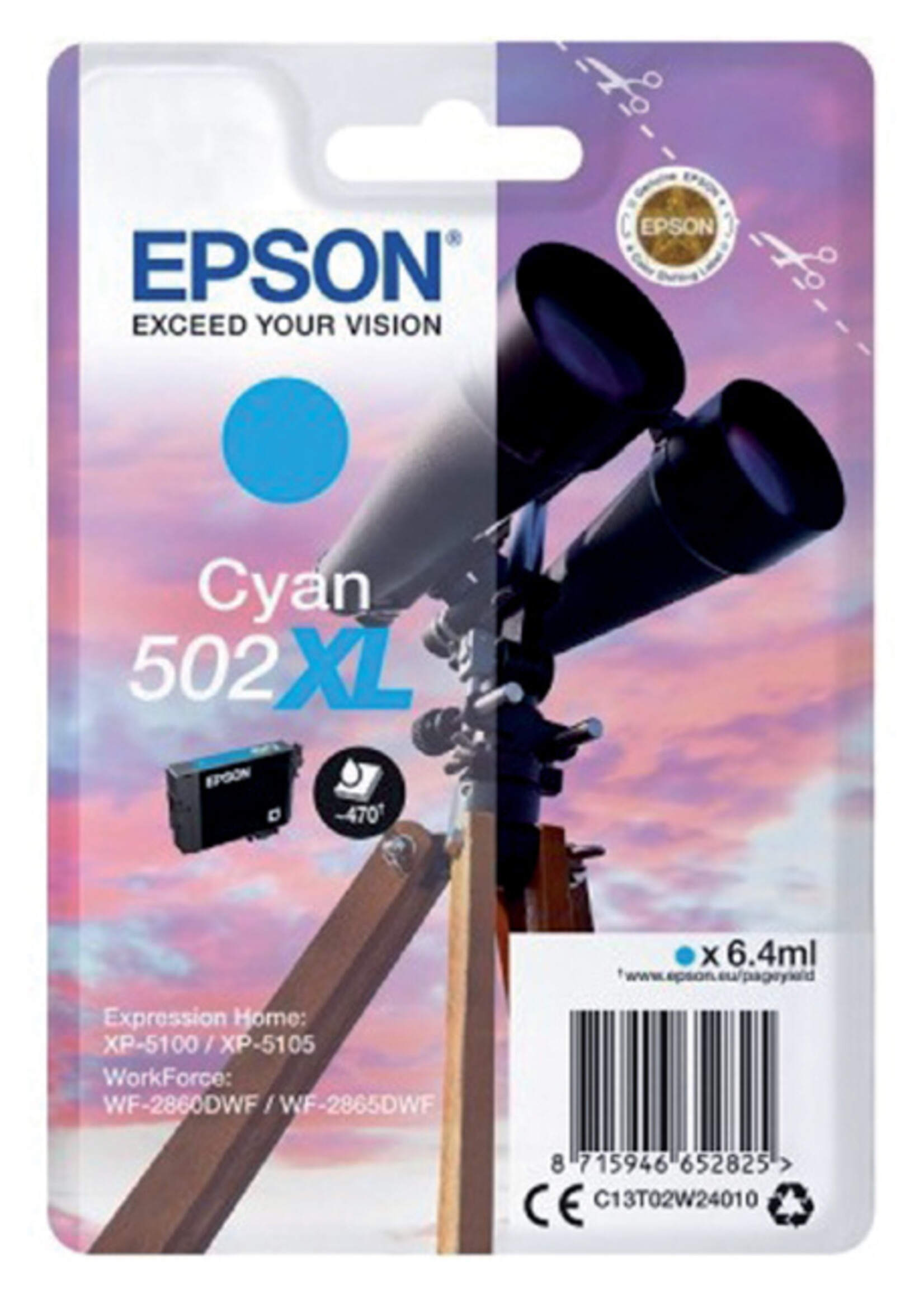 Epson Epson INKCARTRIDGE 502XL T02W2 BL