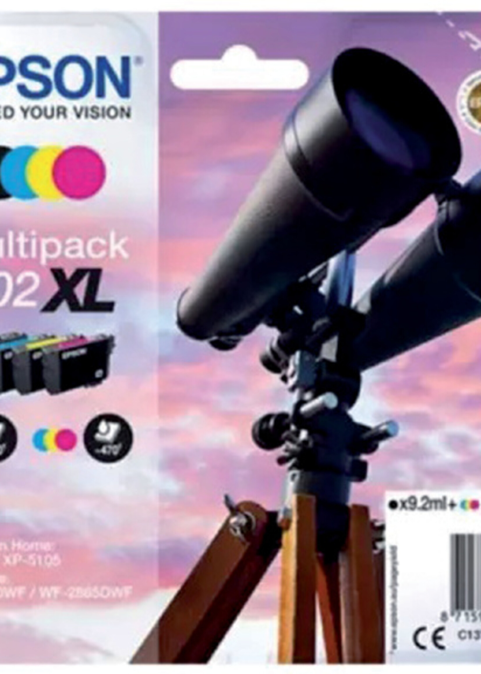 Epson Epson INKCARTRIDGE 502XL - T02W6 ZW+3KL