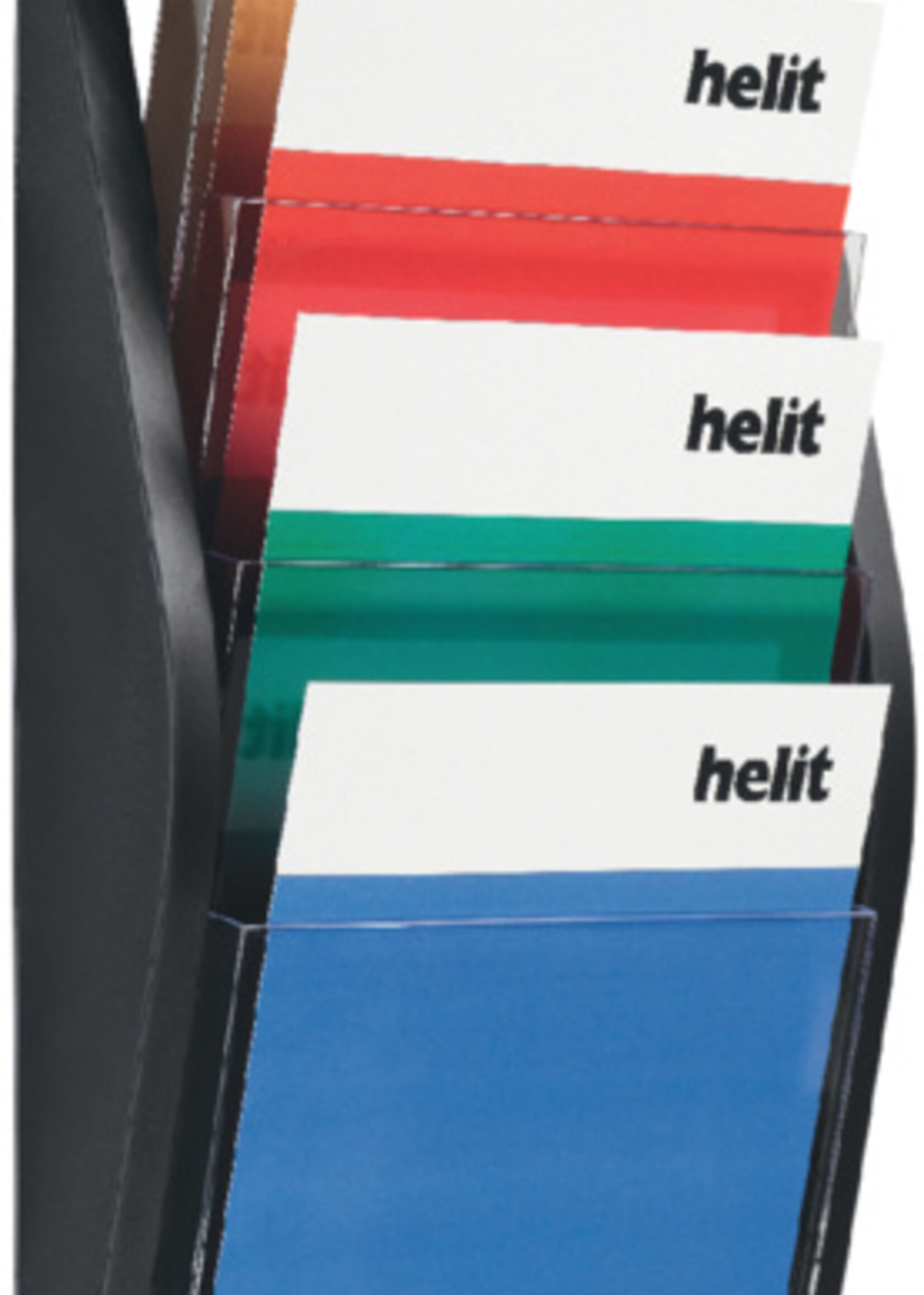 Helit Helit FOLDERHOUDER WAND 4XA4 ZWRT