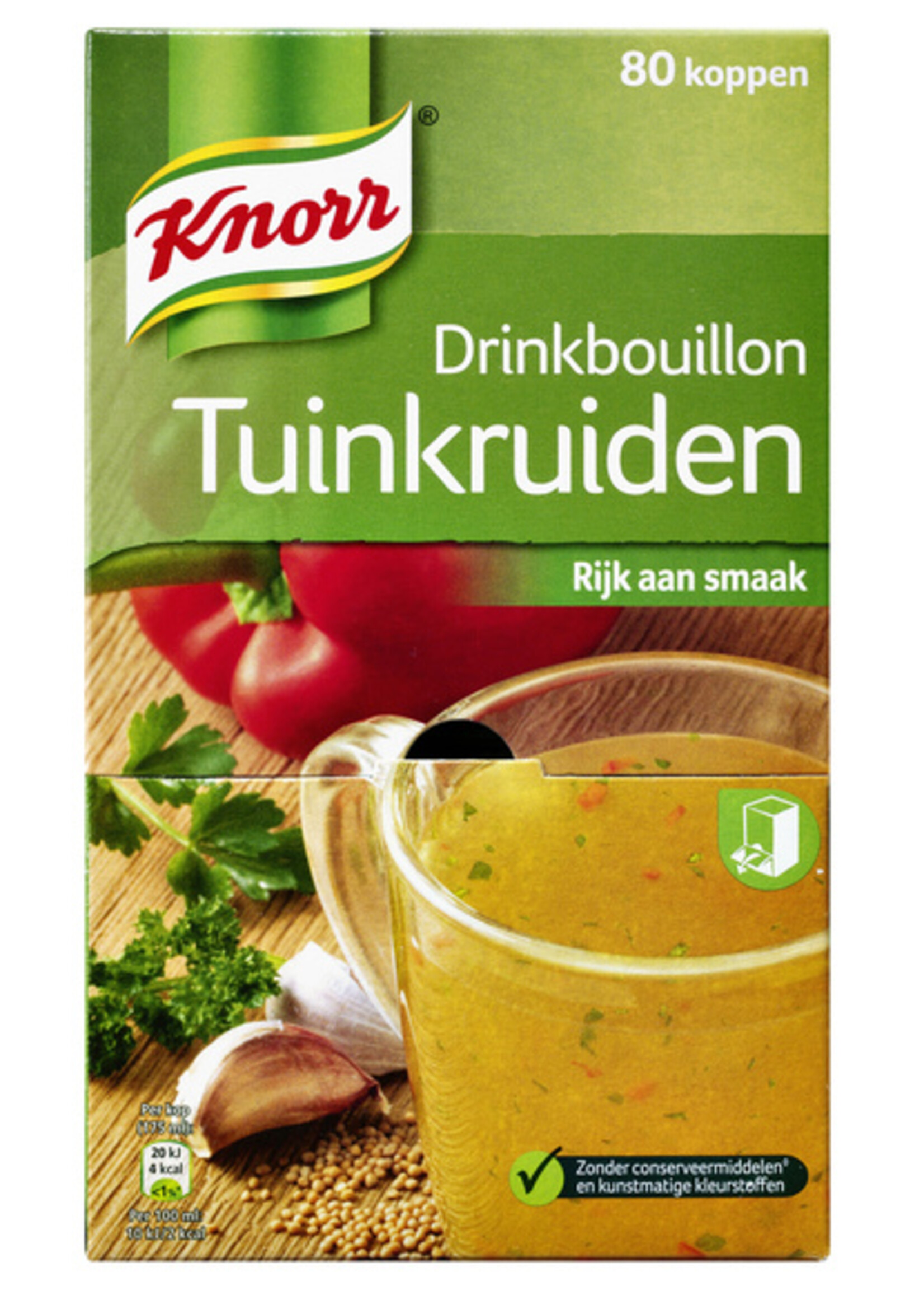 Knorr Knorr DRINKBOUILLON TUINKRUIDEN 80STKS