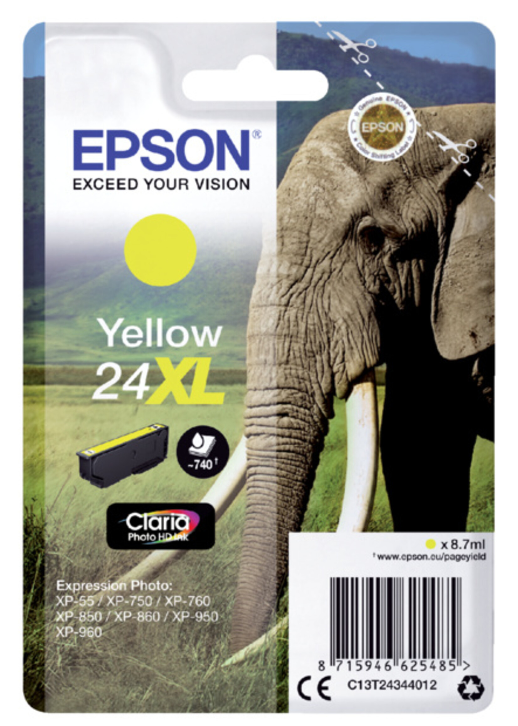 Epson Epson INKCARTRIDGE T2434 XL GL