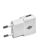 Green Mouse OPLADER USB-A 1A WT