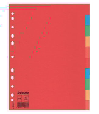 Esselte TABBLAD A4 11R KRT 10DLG