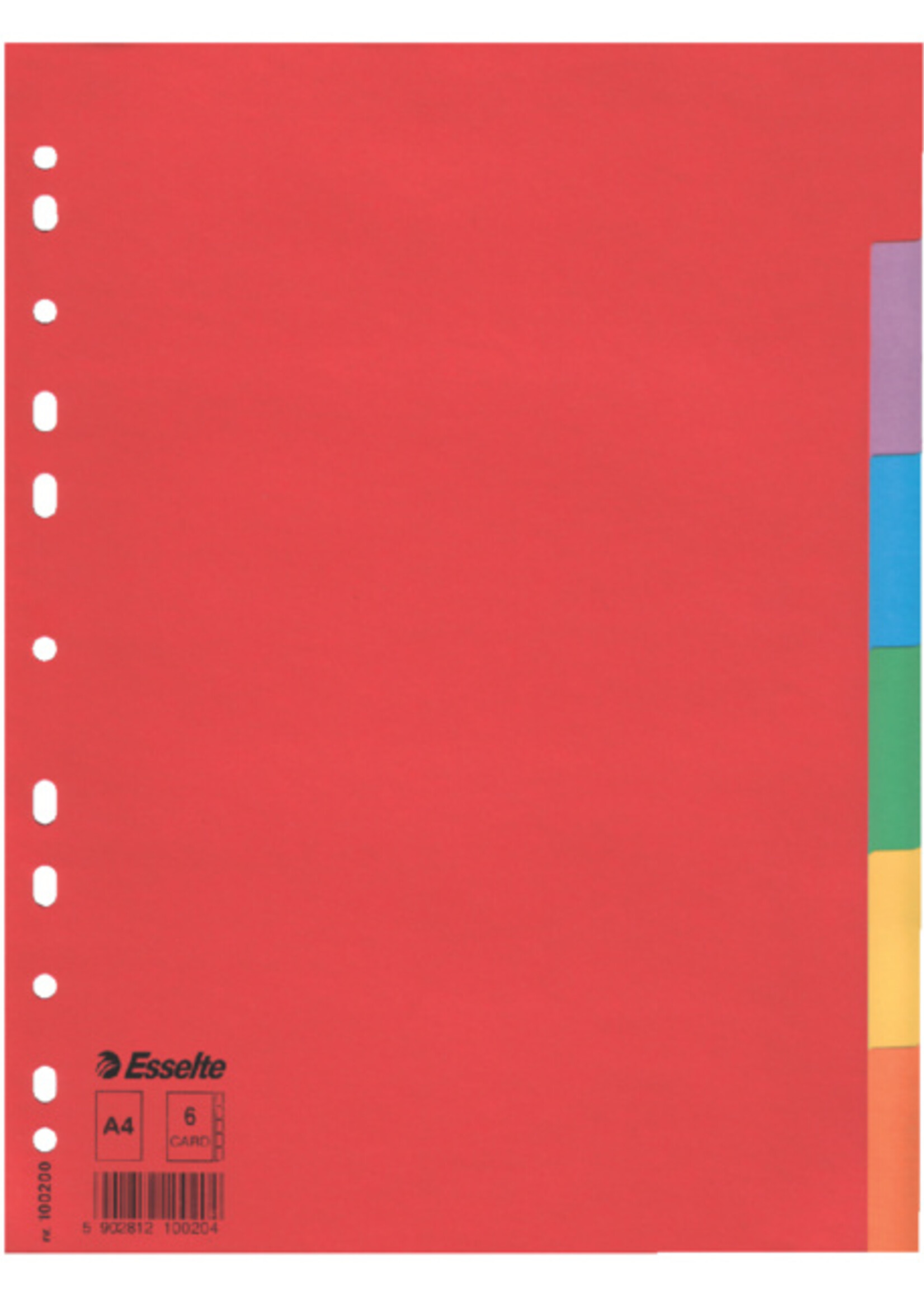 Esselte Esselte TABBLAD A4 11R KRT 6DLG