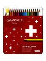 Caran d'ache KLEURPOTLODEN SWISS 18ST