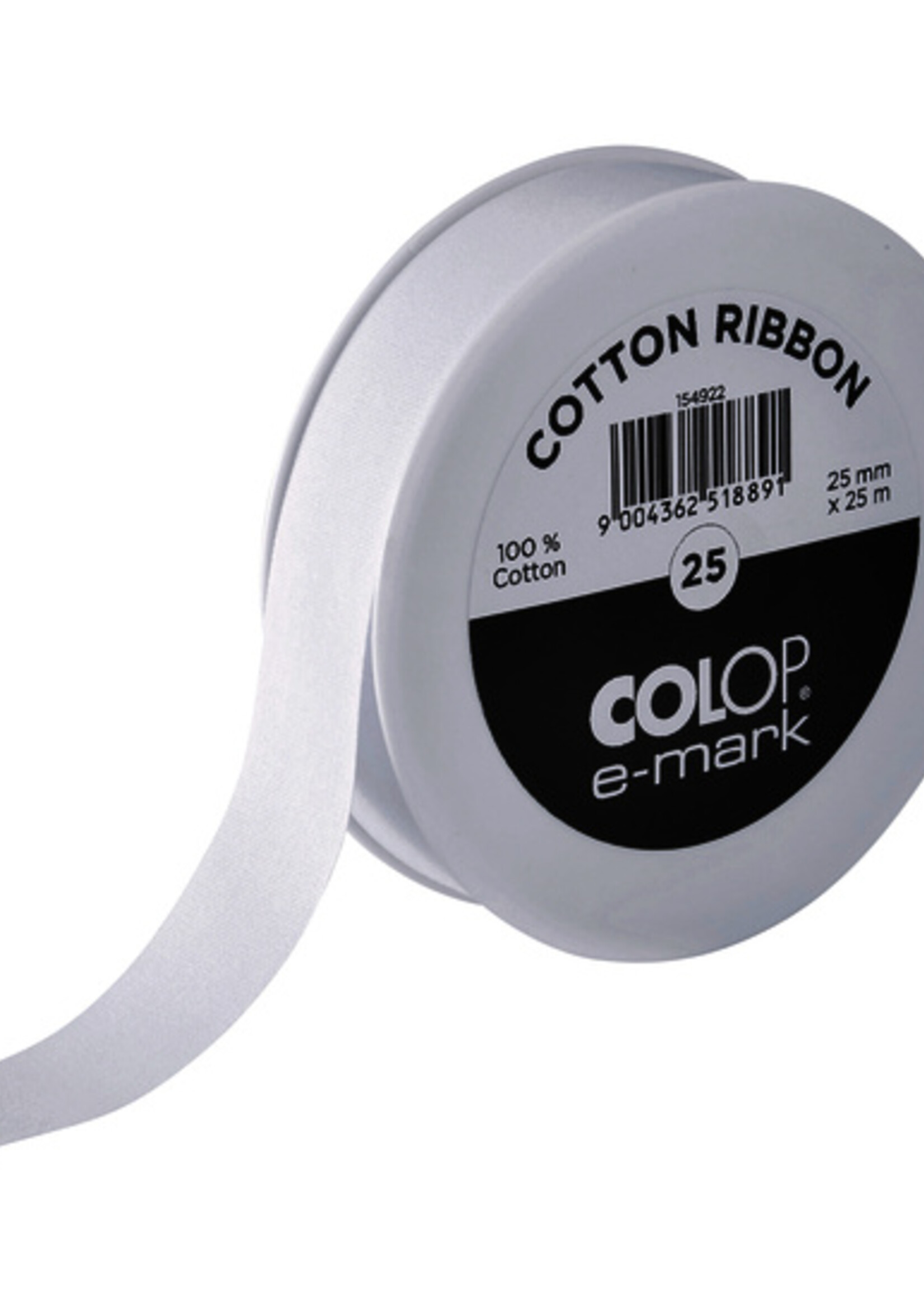 Colop Colop LINT 25MM KATOEN E-MARK 25M